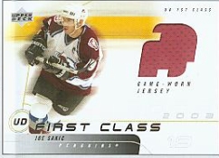 UD First Class Jersey Card (1:288)